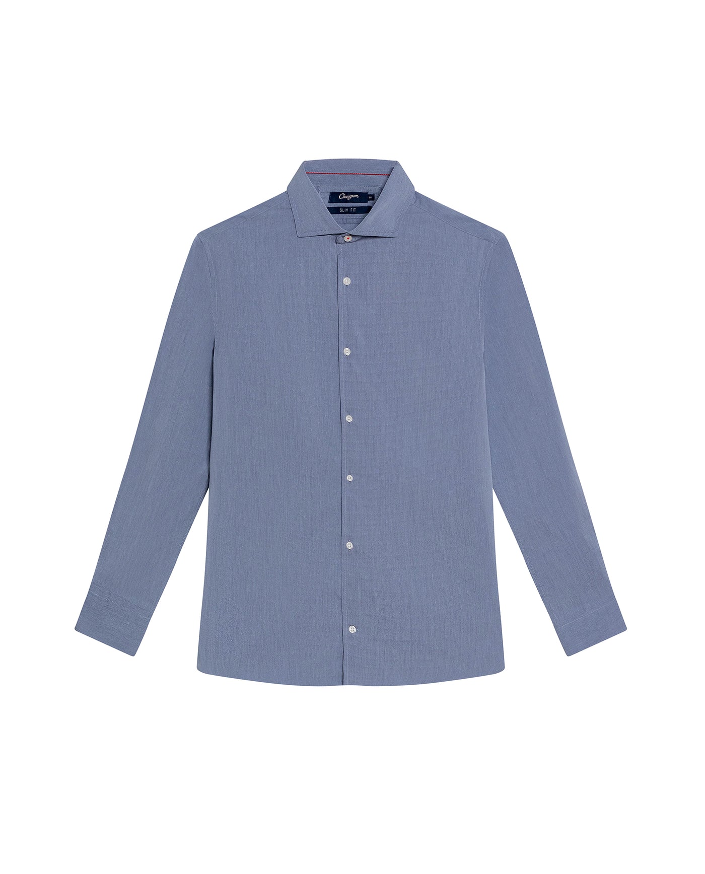 Men's Long Sleeve Dobby Shirt - Blue 619G004 - 2