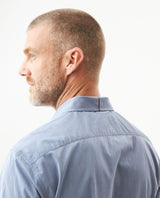 Men's Long Sleeve Dobby Shirt - Blue 619G004 - 6