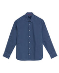 Men's Long Sleeve Slim Fit Yarn-dyed Checkered Fabric Shirt in Cotton-CoolMax Blend, Boatyard 619G007 - 2