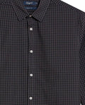 Men's Long Sleeve Slim Fit Yarn-dyed Checkered Fabric Shirt in Cotton-CoolMax Blend, Boatyard 619G007 - 6
