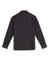 Men's Long Sleeve Slim Fit Yarn-dyed Checkered Fabric Shirt in Cotton-CoolMax Blend, Boatyard 619G007 - 7