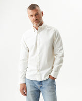 Men's Long Sleeve Shirt - White 619G009 - 1