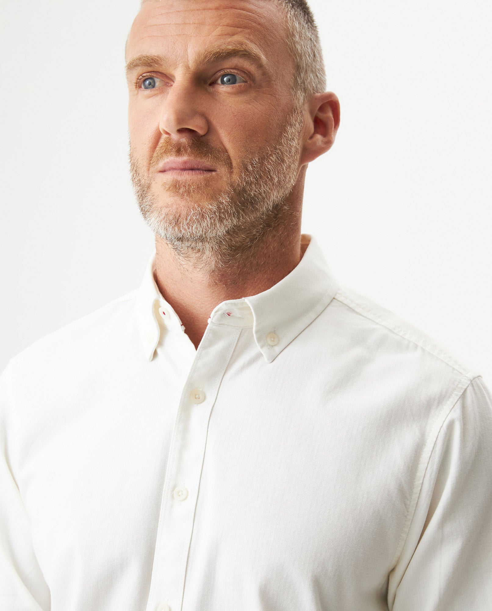 Men's Long Sleeve Shirt - White 619G009 - 4