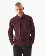 Men's Long Sleeve Relaxed Fit Corduroy Shirt in Cotton, Festive 619G010 - 1
