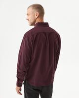 Men's Long Sleeve Relaxed Fit Corduroy Shirt in Cotton, Festive 619G010 - 5