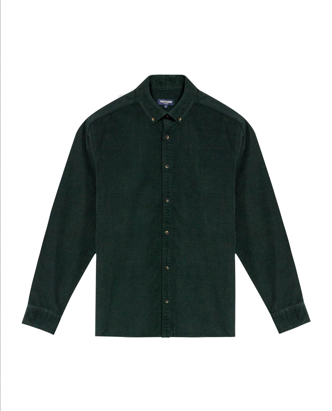 Men's Long Sleeve Relaxed Fit Corduroy Shirt in Cotton, Festive 619G010 - 2