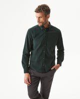 Men's Long Sleeve Relaxed Fit Corduroy Shirt in Cotton, Festive 619G010 - 1