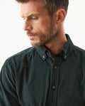 Men's Long Sleeve Relaxed Fit Corduroy Shirt in Cotton, Festive 619G010 - 4