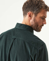 Men's Long Sleeve Relaxed Fit Corduroy Shirt in Cotton, Festive 619G010 - 6