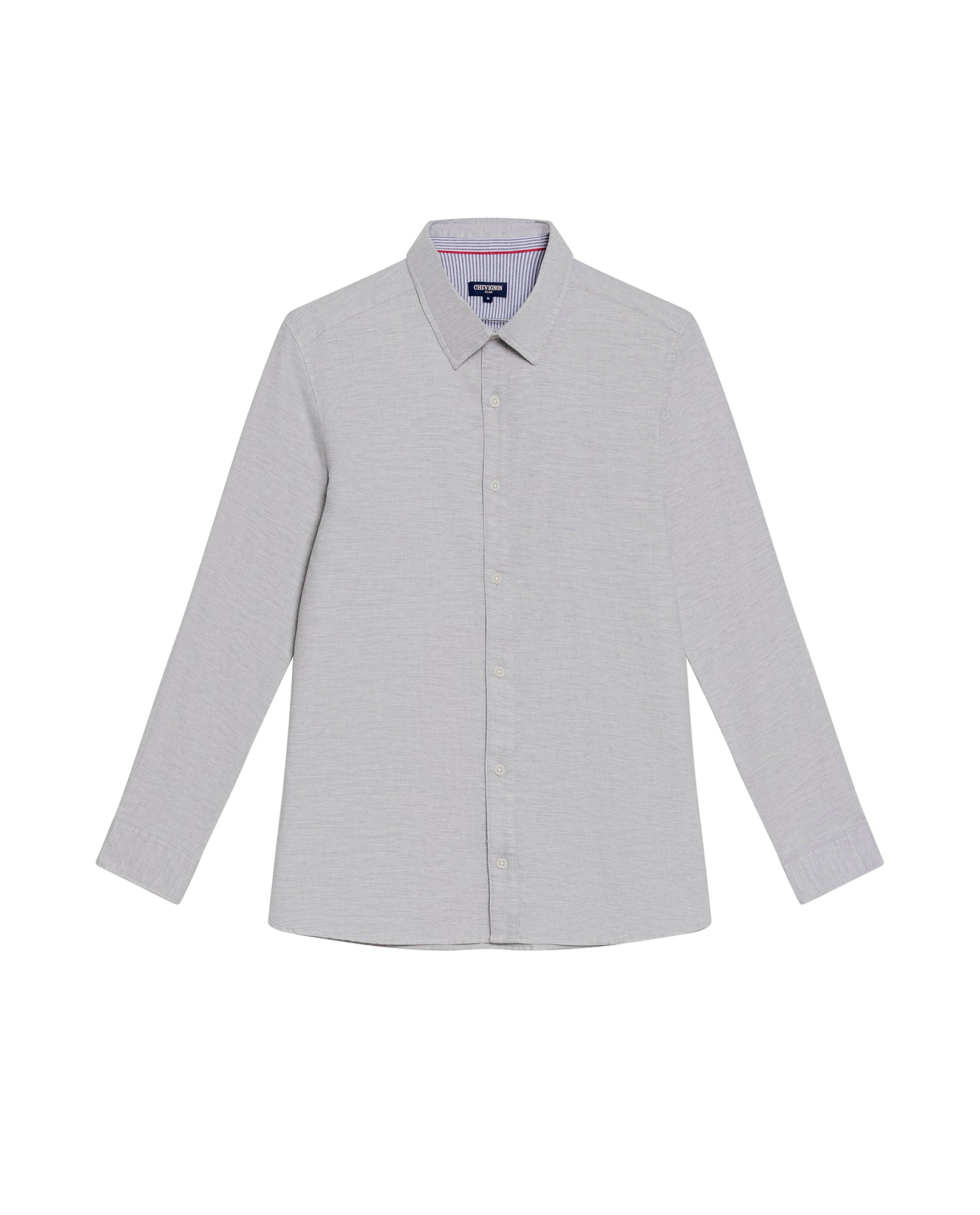 Men's Long Sleeve Shirt - Gray 619G011 - 2