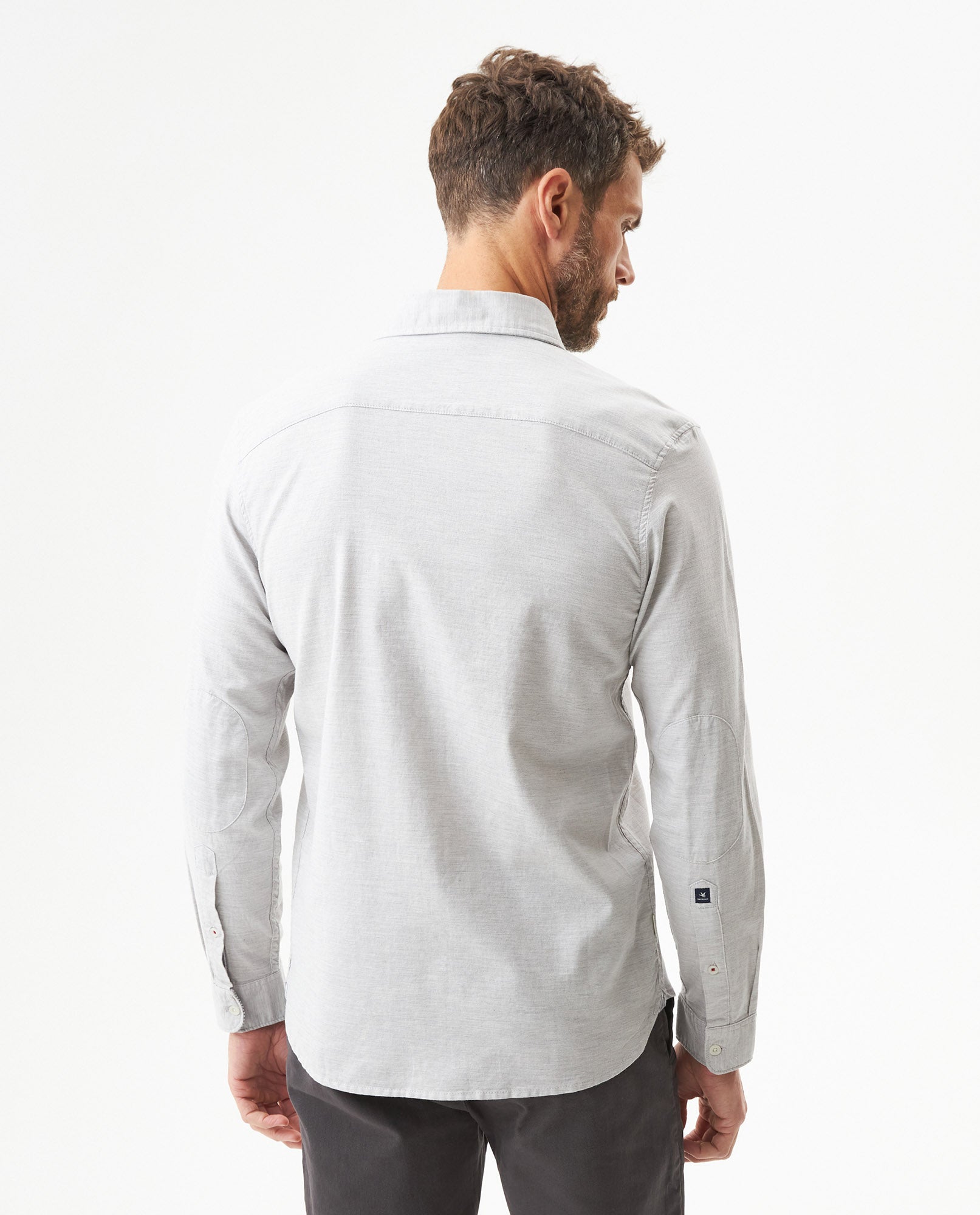 Men's Long Sleeve Shirt - Gray 619G011 - 5