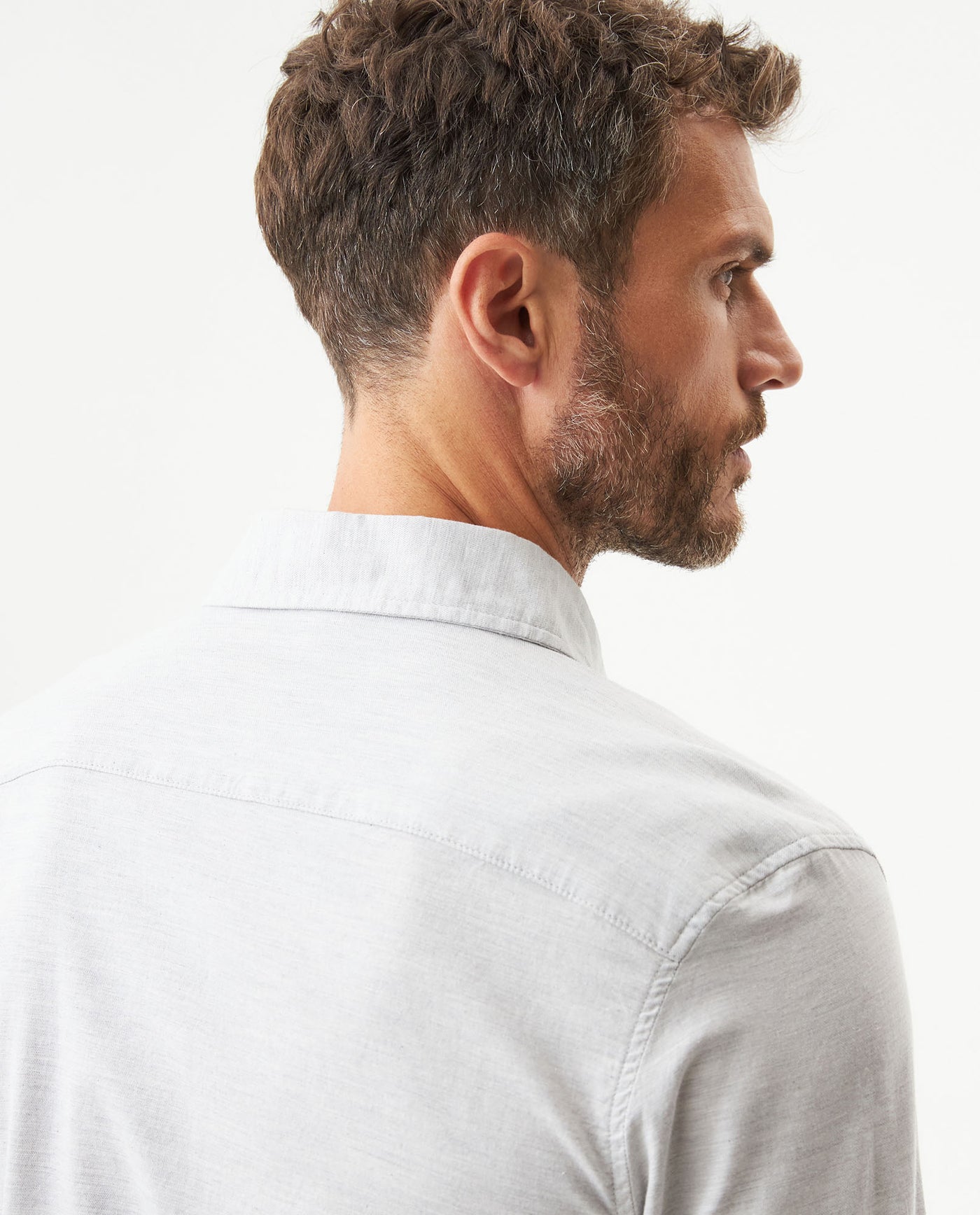 Men's Long Sleeve Shirt - Gray 619G011 - 6