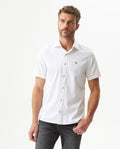 Men's Short Sleeve Shirt - White 619G013 - 1