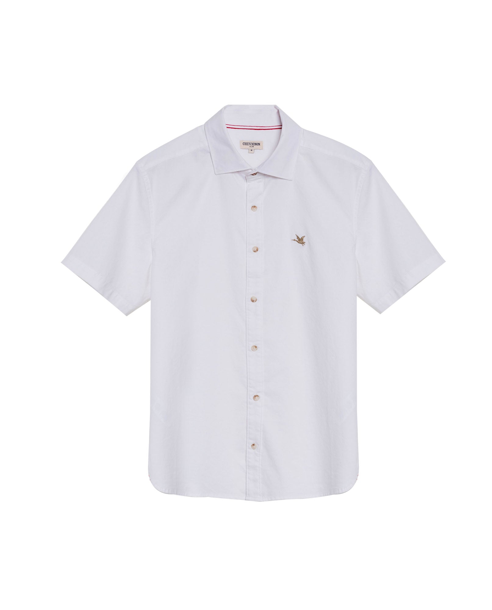 Men's Short Sleeve Shirt - White 619G013 - 2