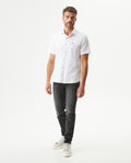 Men's Short Sleeve Shirt - White 619G013 - 3