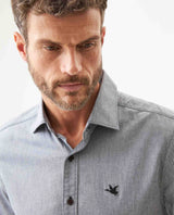 Men's Short Sleeve Shirt - Black 619G013 - 4
