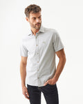 Men's Short Sleeve Shirt - Green 619G013 - 1