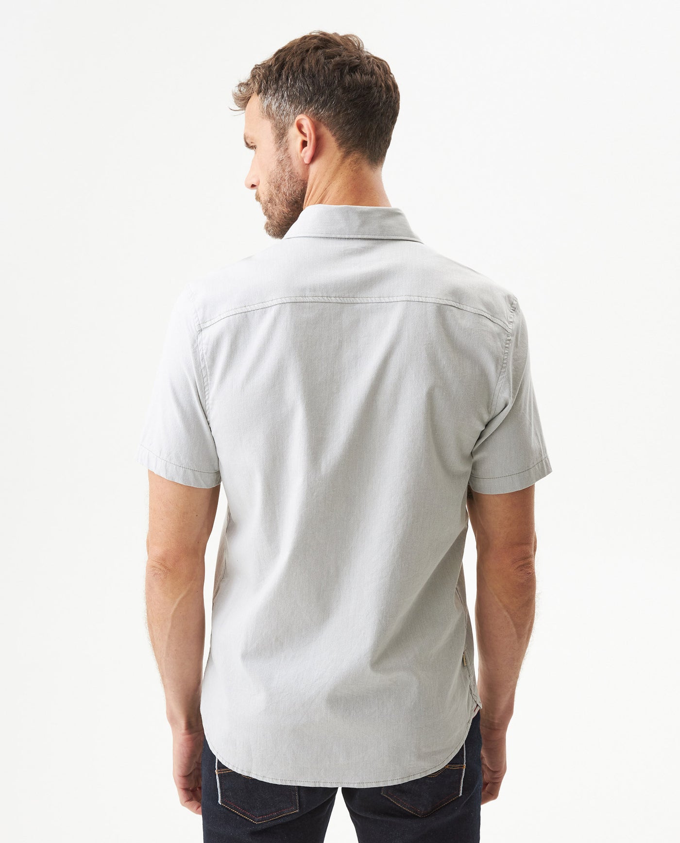 Men's Short Sleeve Shirt - Green 619G013 - 5