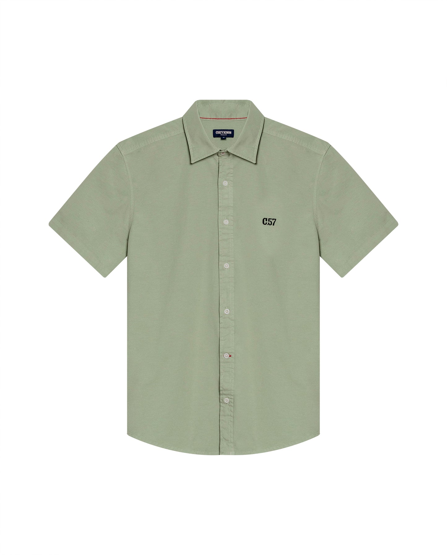 Men's Short Sleeve Shirt - Green - 1