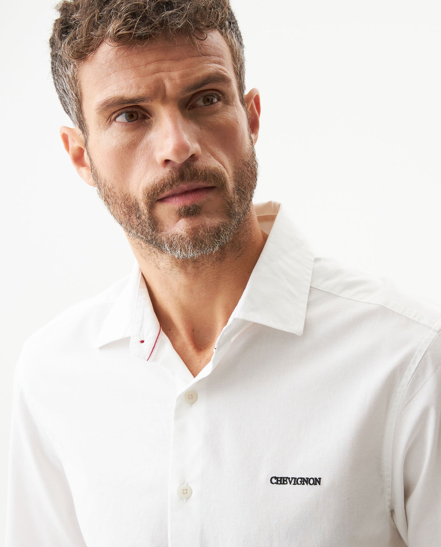 Men's Long Sleeve Shirt - White - 4