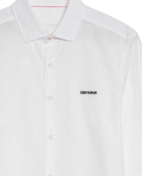 Men’s Long Sleeve Slim Fit Shirt Performance Fabric in Cotton, Grandeur 619G015 - 7