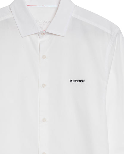 Men's Long Sleeve Shirt - White - 7