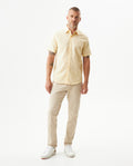 Men's Shirt, Short Sleeve - Yellow 619G017 - 3