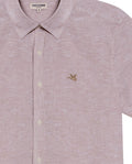 Men's Short Sleeve Shirt - Beige 619G017 - 7