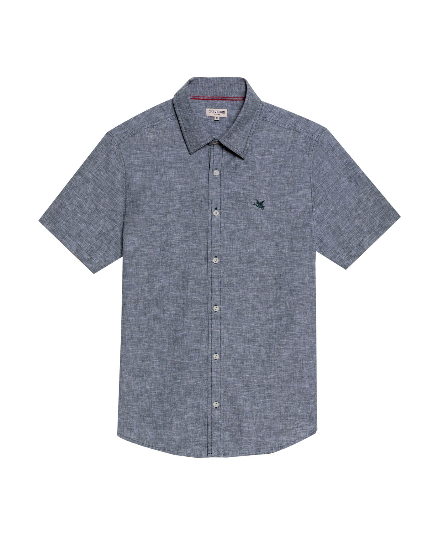 Men's Short Sleeve Shirt - Green 619G017 - 2