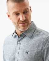 Men's Short Sleeve Shirt - Green 619G017 - 4