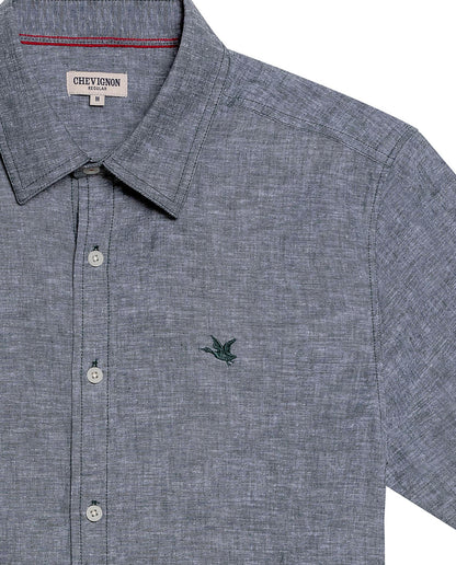 Men's Short Sleeve Shirt - Green - 7