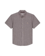 Men's Short Sleeve Slim Fit Shirt in Cotton-Tencel Blend, Lighthouse 619G018 - 2