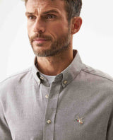 Men's Short Sleeve Slim Fit Shirt in Cotton-Tencel Blend, Lighthouse 619G018 - 4