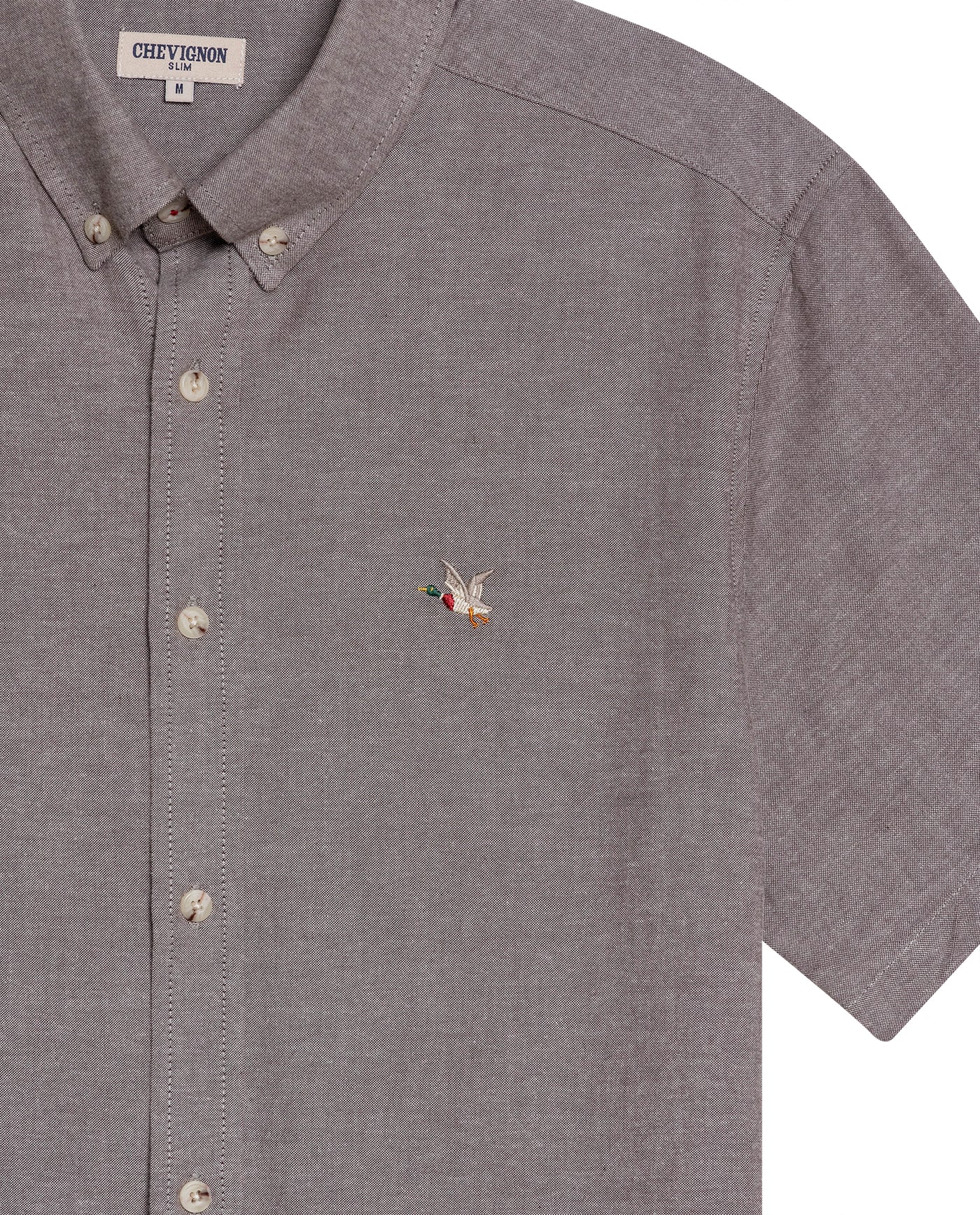 Men's Short Sleeve Slim Fit Shirt in Cotton-Tencel Blend, Lighthouse 619G018 - 7