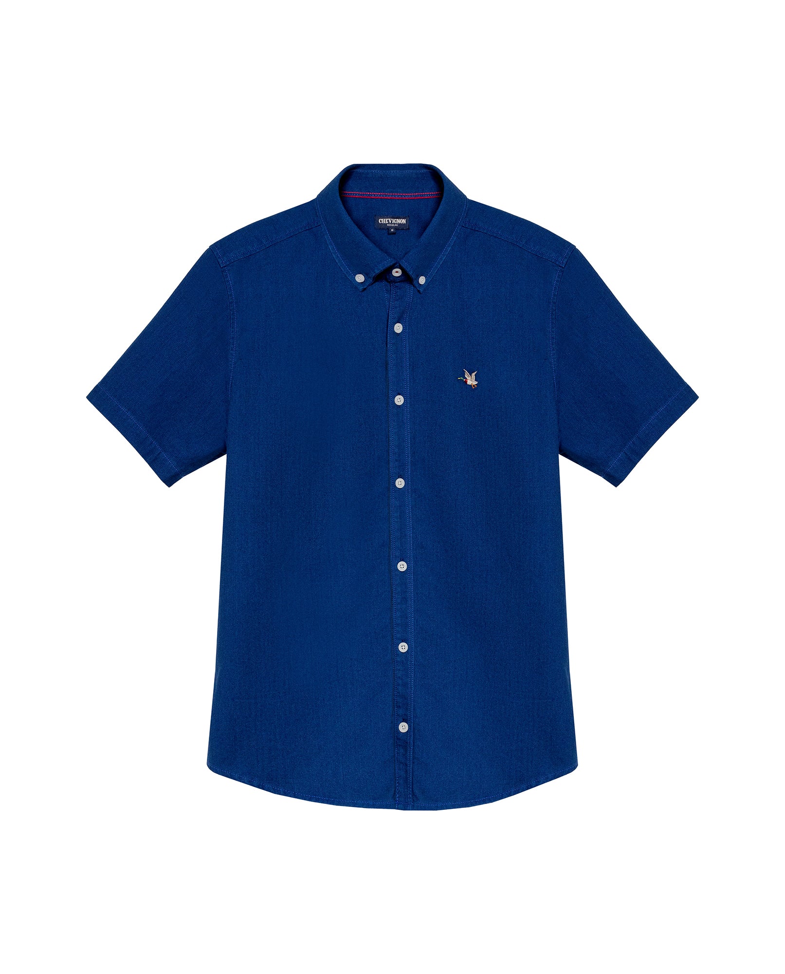 Men's Short Sleeve Relaxed Fit Button-Down Shirt, Shipyard 619G019 - 2