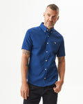 Men's Short Sleeve Relaxed Fit Button-Down Shirt, Shipyard 619G019 - 1