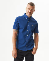Men's Short Sleeve Relaxed Fit Button-Down Shirt, Shipyard 619G019 - 1