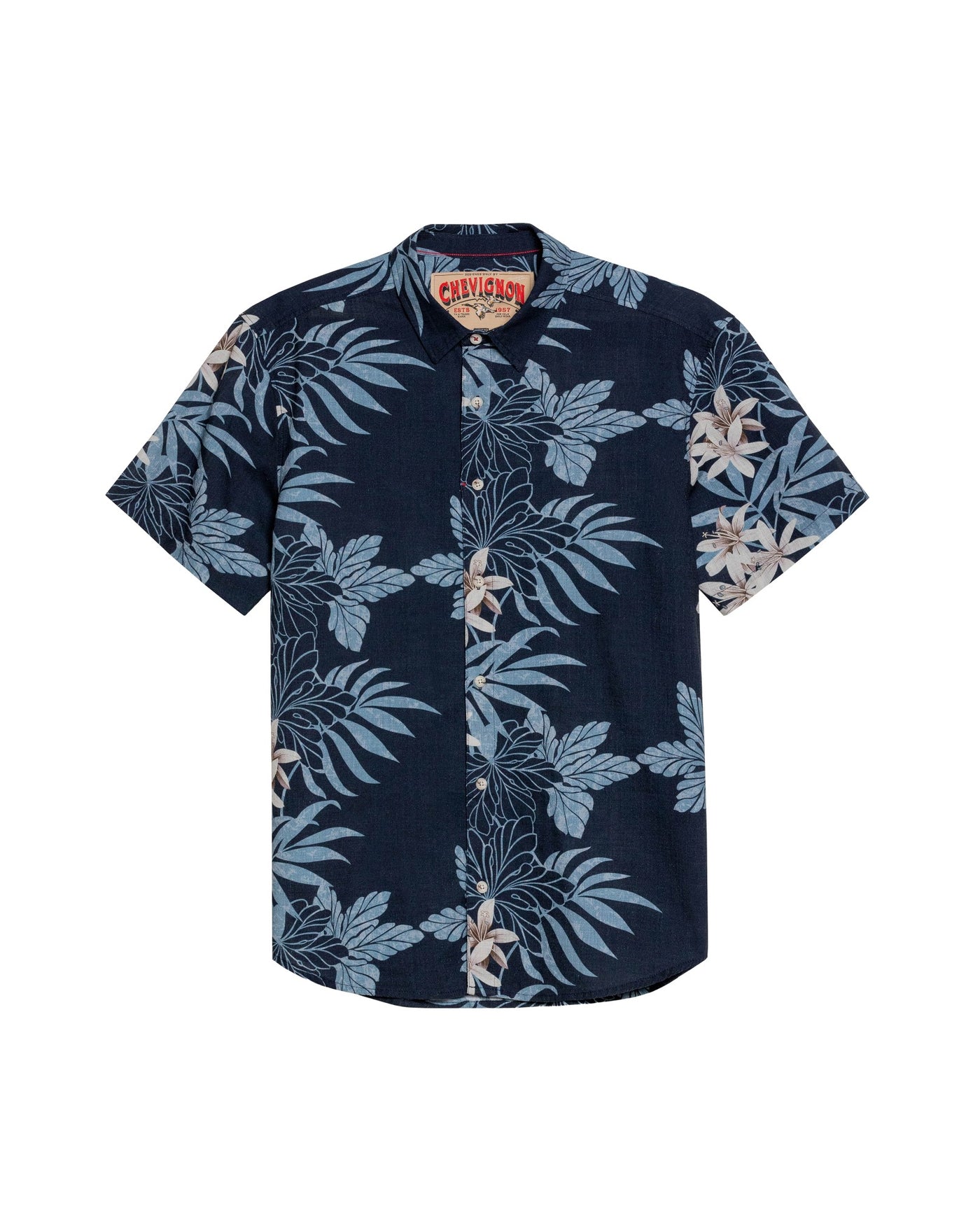 Men's Short Sleeve Shirt - Blue 619G020 - 2