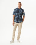 Men's Short Sleeve Shirt - Blue 619G020 - 3
