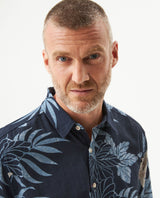 Men's Short Sleeve Shirt - Blue 619G020 - 4