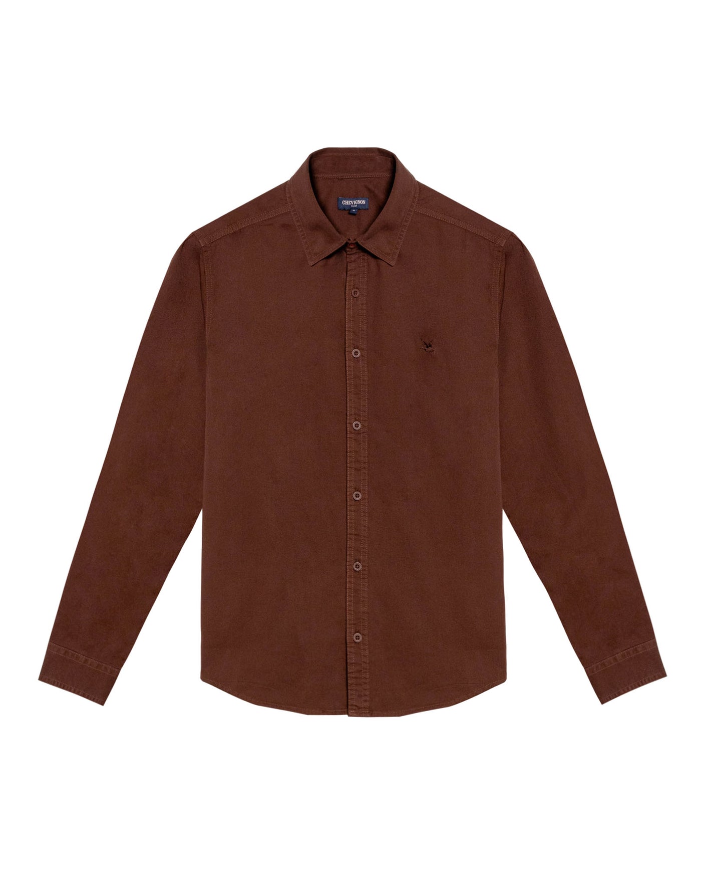 Camisa Manga Larga para Hombre - Brown 63_619G022_CAF191116_3