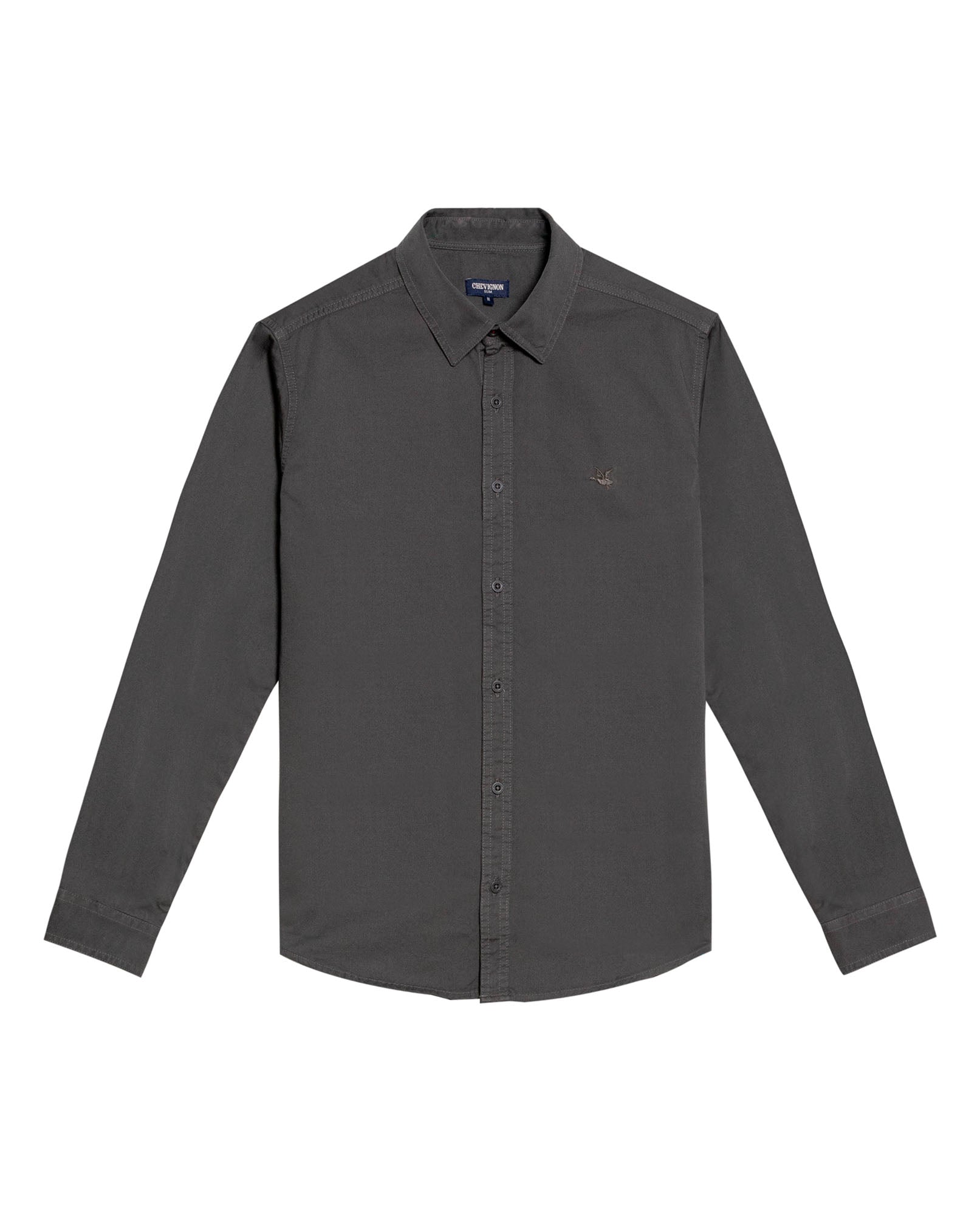 Camisa Manga Larga para Hombre - Gray 63_619G022_GRI180306_3