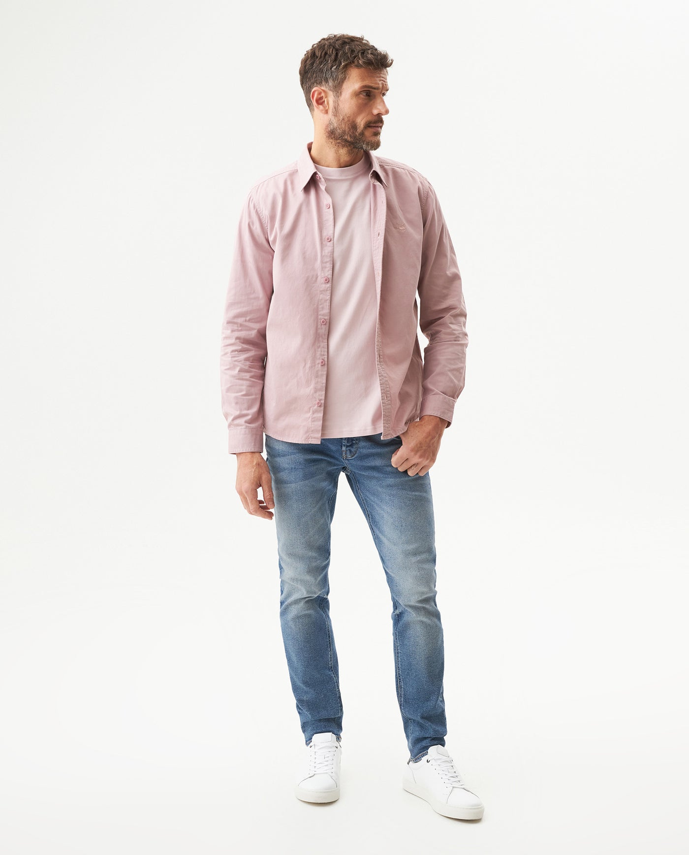 Camisa Manga Larga para Hombre - Pink 63_619G022_ROS151607_4