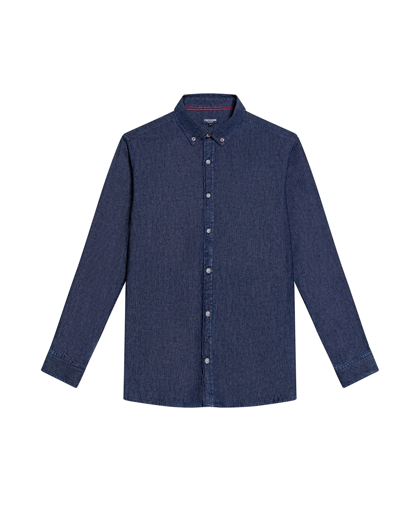 Men's Long Sleeve Shirt - Blue - 1