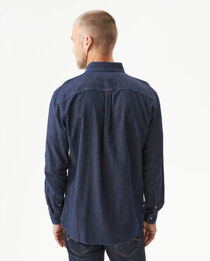 Men's Long Sleeve Shirt - Blue - 5