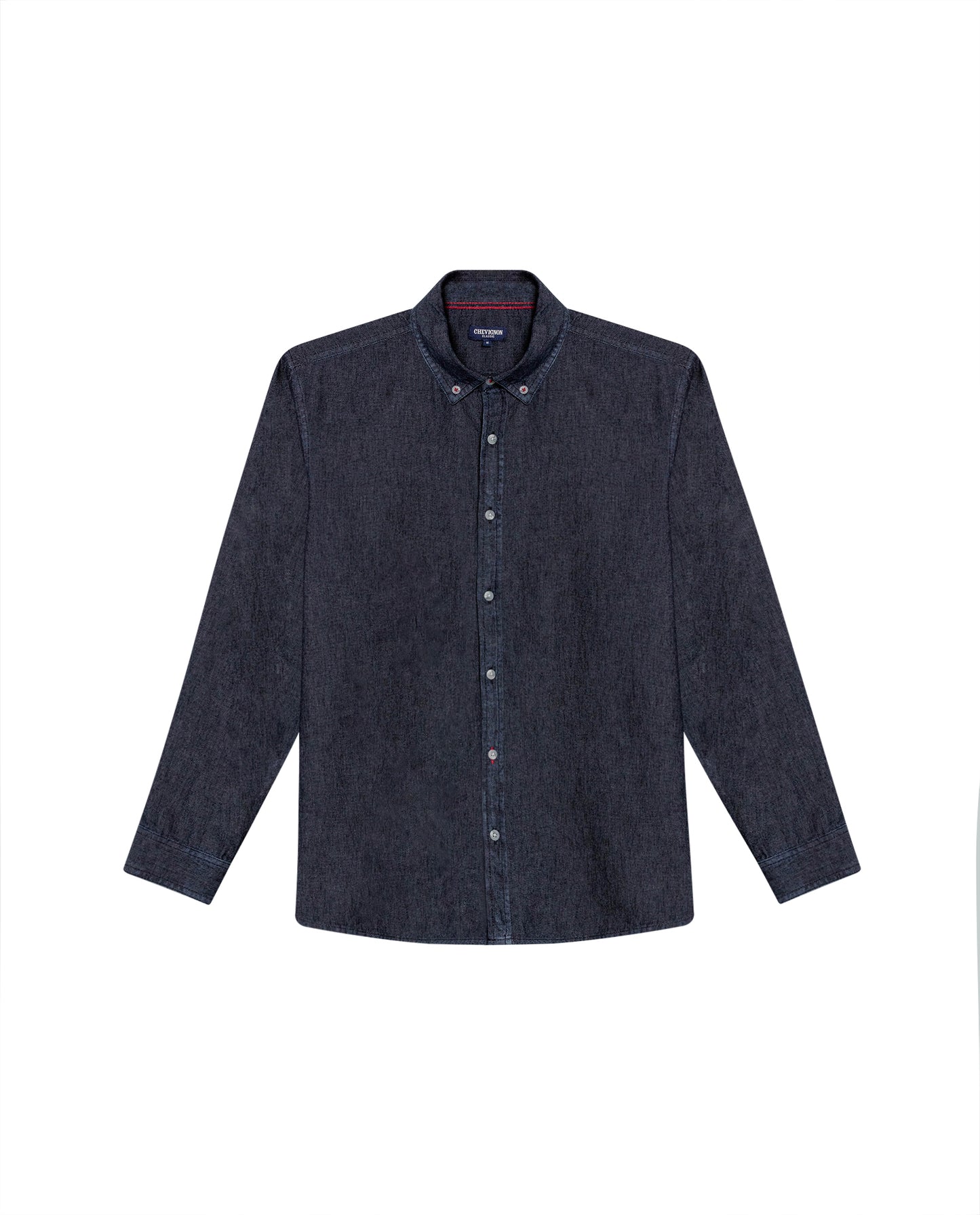 Men's Long Sleeve Shirt - Black - 1