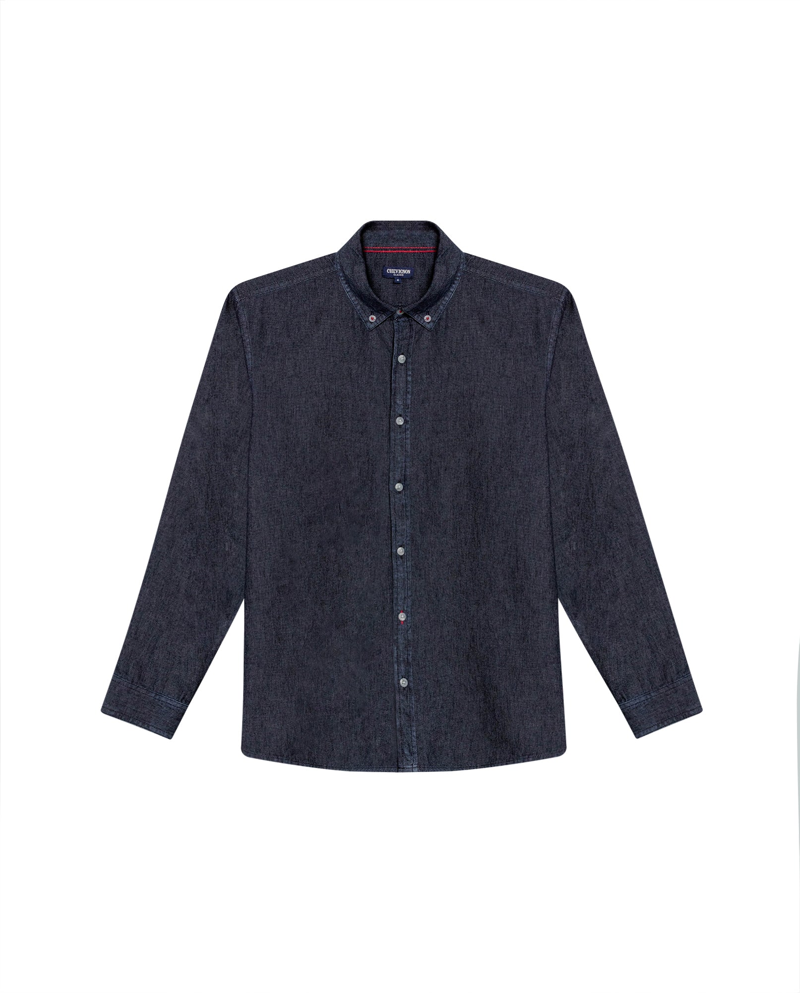 Men's Long Sleeve Shirt - Black - 1