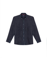 Men's Long Sleeve Shirt - Black 619G023 - 2