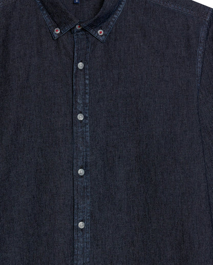 Men's Long Sleeve Shirt - Black - 7