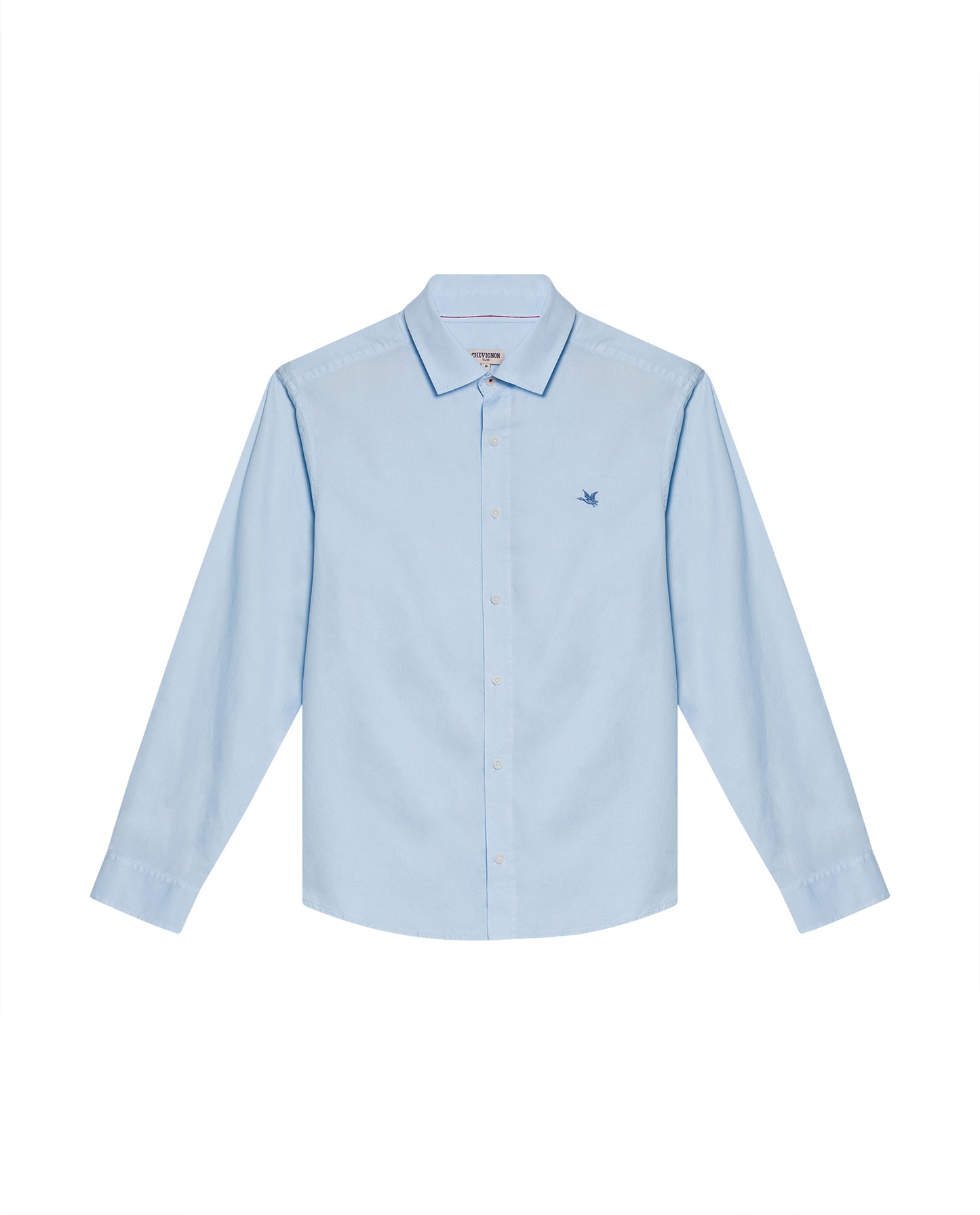 Men's Long Sleeve Shirt - Blue - 1